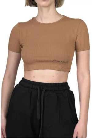 hinnominate Mujer, Camisetas, Marrón, Talla: S