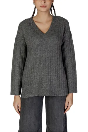 VILA Mujer, Jerseys, Gris, Talla: M