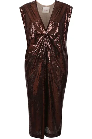 Crida Milano Mujer, Vestidos, Marrón, Talla: M
