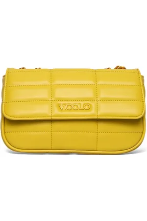 VICOLO Mujer, Bolsos, Amarillo, Talla: ONE Size