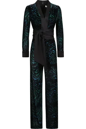 Diane von Furstenberg Mujer, Monos, Verde, Talla: S