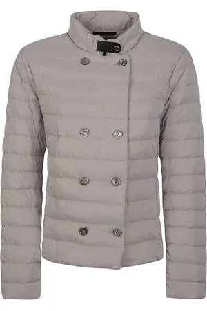 MOORER Mujer, Chaquetas, Gris, Talla: M