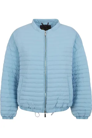 MOORER Mujer, Chaquetas, Azul, Talla: S