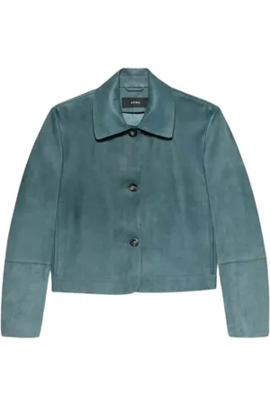 arma leder Mujer, Chaquetas, Azul, Talla: S