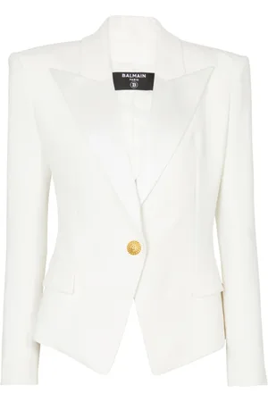 Balmain Mujer, Chaquetas, Blanco, Talla: XS