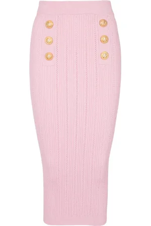 Balmain Mujer, Faldas, Rosa, Talla: S