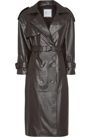 MVP Wardrobe Mujer, Abrigos, Marrón, Talla: XS