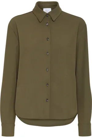 MVP Wardrobe Mujer, Blusas y Camisas, Verde, Talla: XS