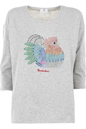 Braccialini Mujer, Camisetas, Gris, Talla: L