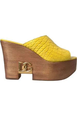 Dolce & Gabbana Mujer, Zapatos, Amarillo, Talla: 36 1/2 EU