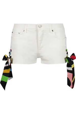 Emilio Pucci Mujer, Pantalones cortos, Blanco, Talla: S