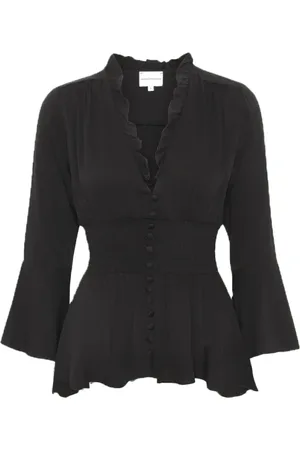 American Dreams Mujer, Blusas y Camisas, Negro, Talla: S