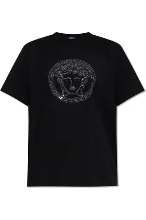 VERSACE Mujer, Camisetas, Negro, Talla: XS