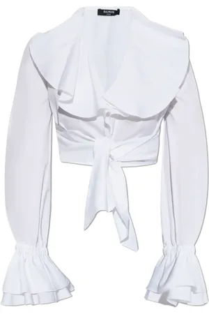 Balmain Mujer, Blusas y Camisas, Blanco, Talla: S