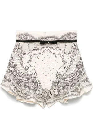 ZIMMERMANN Mujer, Pantalones cortos, Blanco, Talla: M