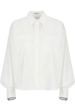 Brunello Cucinelli Mujer, Blusas y Camisas, Blanco, Talla: S