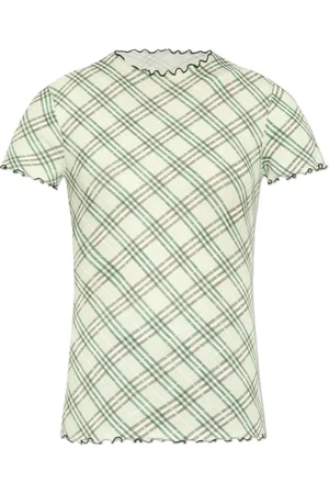 Burberry Mujer, Camisetas, Verde, Talla: S