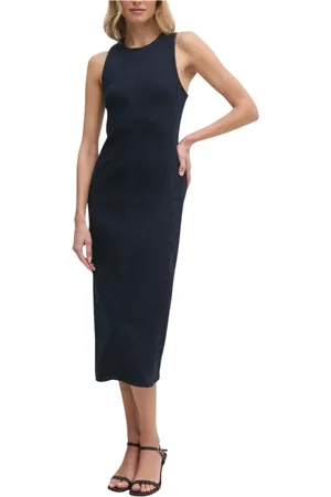 Calvin Klein Mujer, Vestidos, Azul, Talla: S