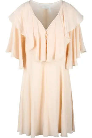 Chloé Mujer, Vestidos, Rosa, Talla: S