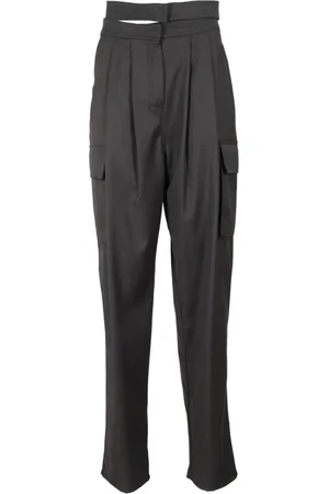 ANDREA ADAMO Mujer, Pantalones, Gris, Talla: M