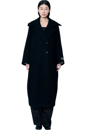 Ganni Mujer, Abrigos, Negro, Talla: L