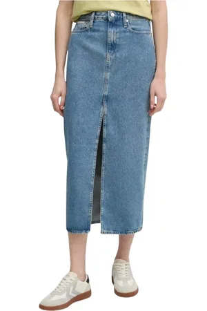 Calvin Klein Mujer, Faldas, Azul, Talla: W30
