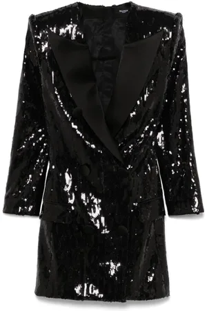 Balmain Mujer, Vestidos, Negro, Talla: S