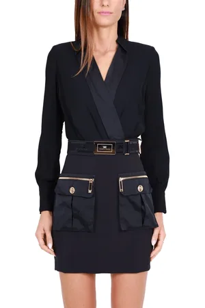 Elisabetta Franchi Mujer, Vestidos, Negro, Talla: S