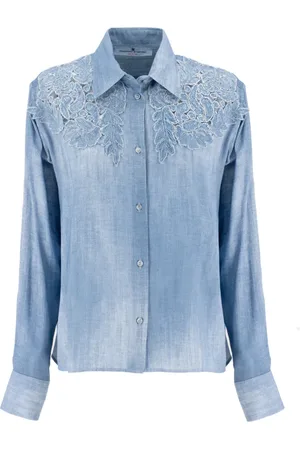 ERMANNO SCERVINO Mujer, Blusas y Camisas, Azul, Talla: XS