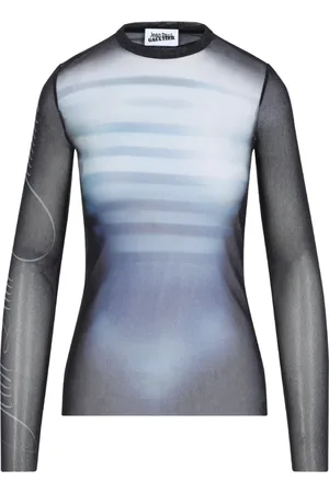 Jean Paul Gaultier Mujer, Camisetas, Azul, Talla: XS