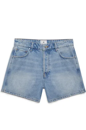 ANINE BING Mujer, Pantalones cortos, Azul, Talla: W26