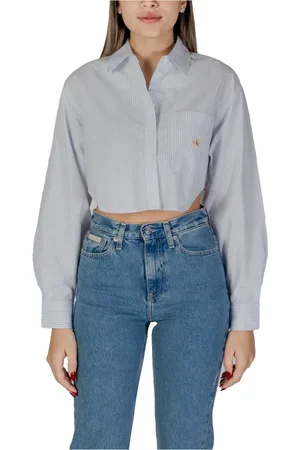 Calvin Klein Mujer, Blusas y Camisas, Azul, Talla: XS
