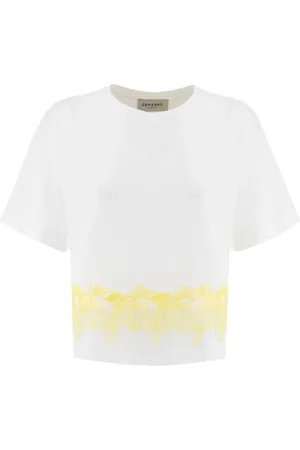 ERMANNO SCERVINO Mujer, Camisetas, Blanco, Talla: L