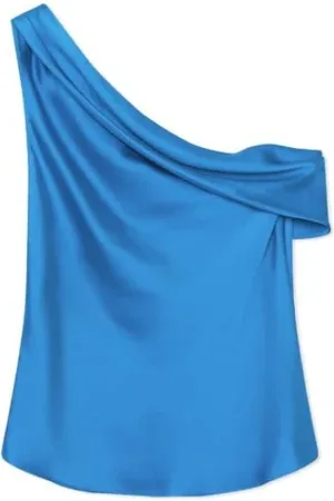 Simkhai Mujer, Camisetas, Azul, Talla: S