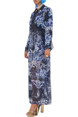 Camilla Mujer, Vestidos, Azul, Talla: L