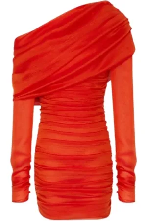 Saint Laurent Mujer, Vestidos, Rojo, Talla: M