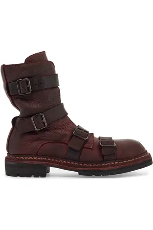 GUIDI Mujer, Zapatos, Rojo, Talla: 40 EU