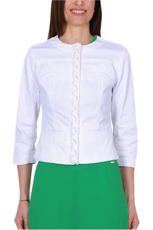 Liu Jo Mujer, Chaquetas, Blanco, Talla: XS