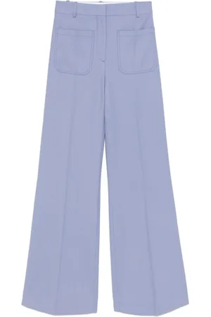 Victoria Beckham Mujer, Pantalones, Azul, Talla: S