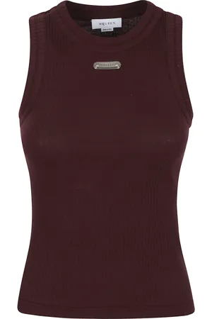 Alexander McQueen Mujer, Camisetas, Rojo, Talla: S