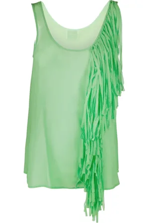 ALYSI Mujer, Camisetas, Verde, Talla: S