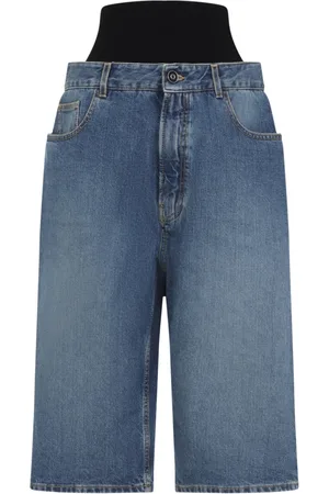Alaïa Mujer, Pantalones cortos, Azul, Talla: M