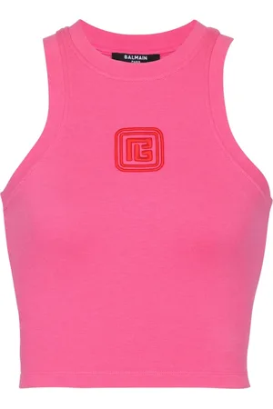 Balmain Mujer, Camisetas, Rosa, Talla: L
