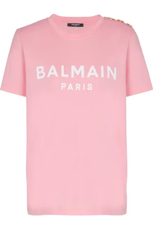 Balmain Mujer, Camisetas, Rosa, Talla: S