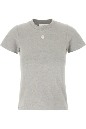 Alexander McQueen Mujer, Camisetas, Gris, Talla: XS