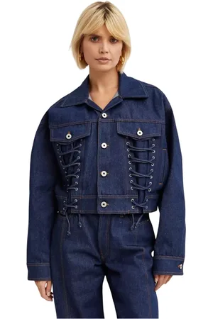 Jean Paul Gaultier Mujer, Chaquetas, Azul, Talla: M