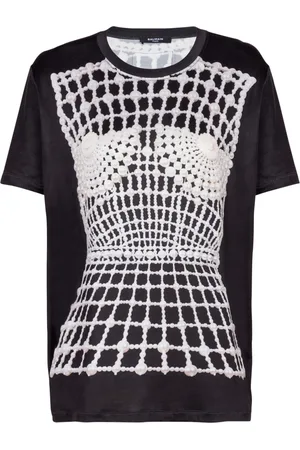 Balmain Mujer, Camisetas, Negro, Talla: XS