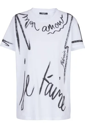 Balmain Mujer, Camisetas, Blanco, Talla: S