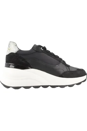 Geox Mujer, Zapatos, Negro, Talla: 39 EU