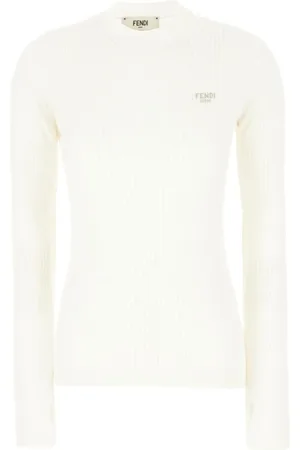 Fendi Mujer, Camisetas, Blanco, Talla: S
